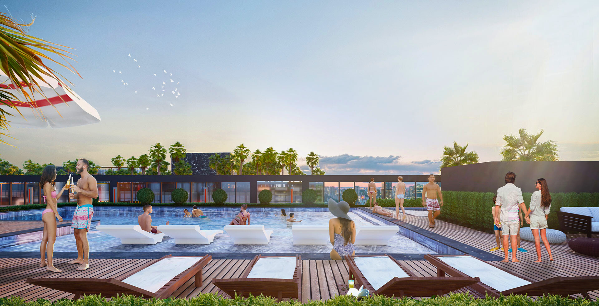 Hồ Bơi Sân Thượng