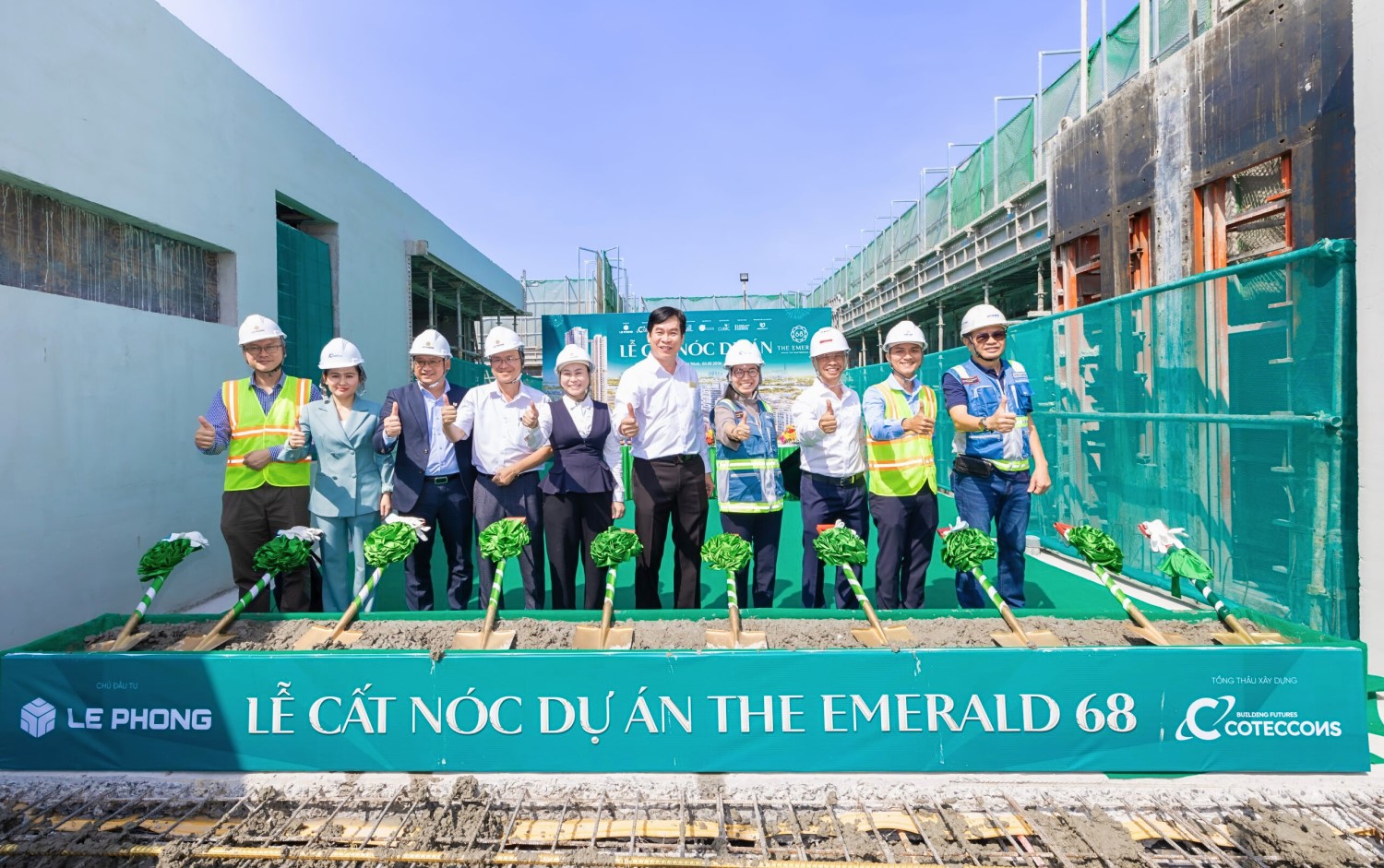 Lễ đặt móng thành công cho dự án The Emerald 68 vào ngày 03-01-2026