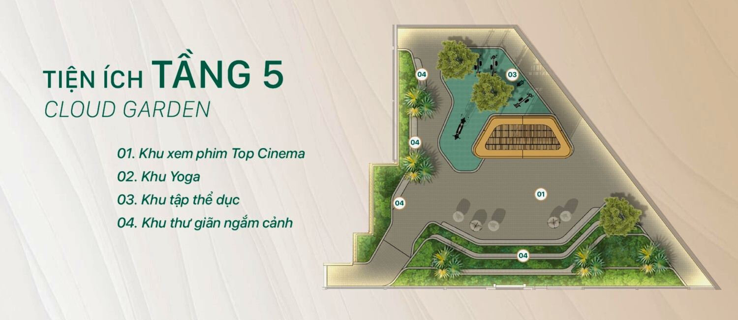 Tiện ích The Emerald Garden View_tầng 5